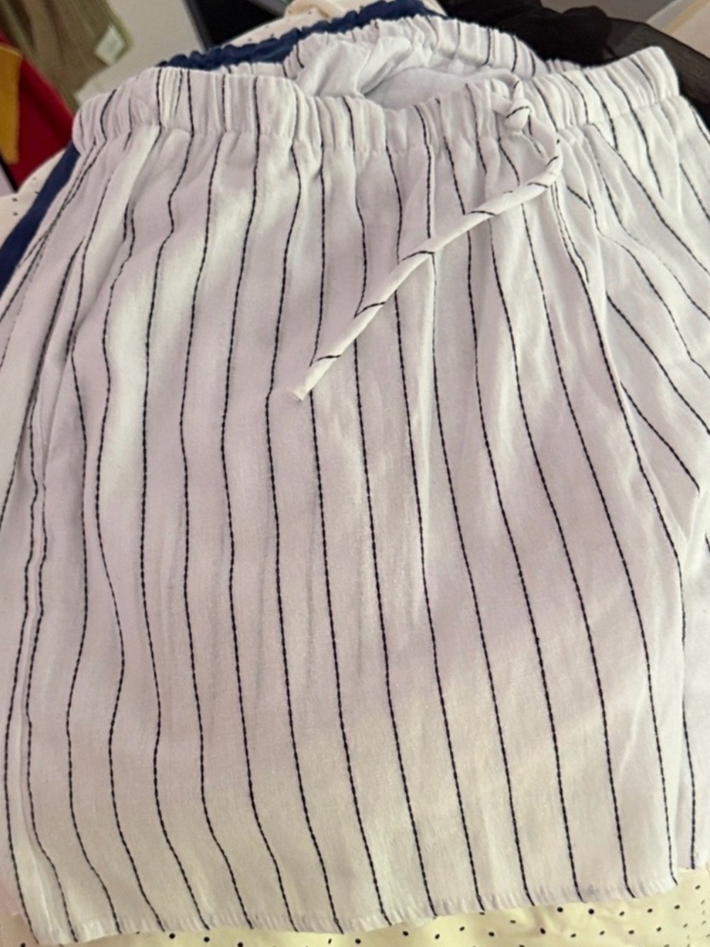 DISSH White and Black Striped High Waist Shorts s - Picture 2 of 3